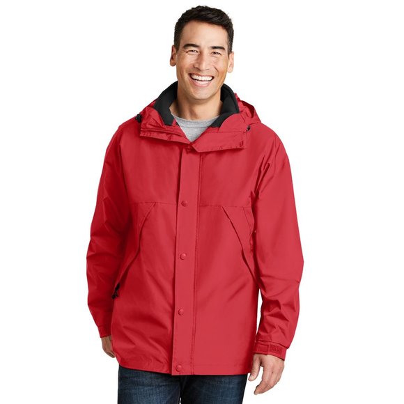 Port Authority 3in1 Jacket. J777 - Red/Black - Picture 1 of 5